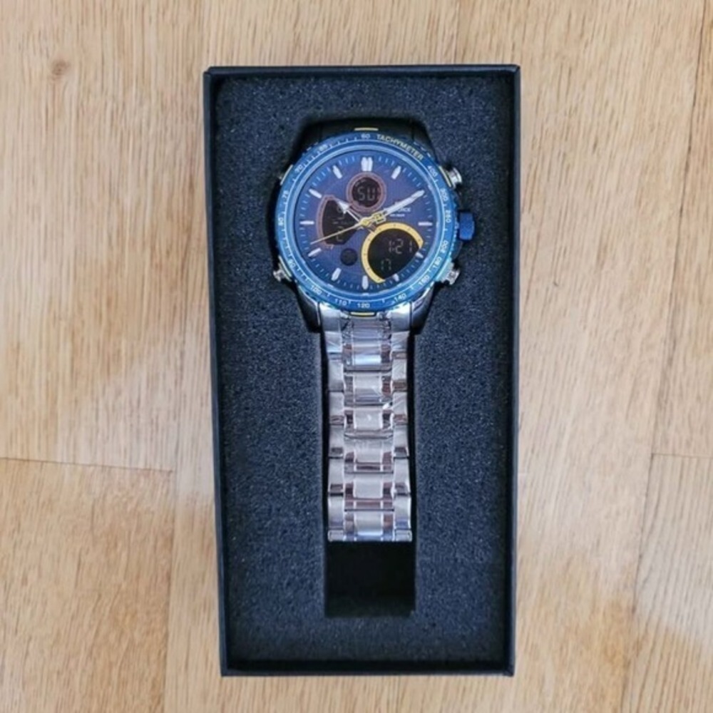 NAVIFORCE New Stylish Dual Display Watch in Stainless Steel For Men‎ - Picture 4 of 11